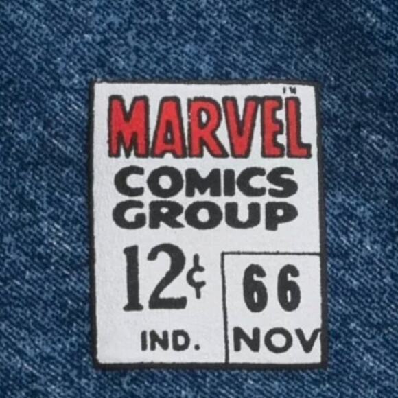 Marvel x Disney Spider-Man 60th Anniversary Spirit Jersey Hoodie S Blue - Picture 5 of 10